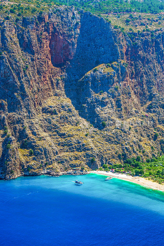 蝴蝶谷，来自Oludeniz, Fethiye /土耳其。